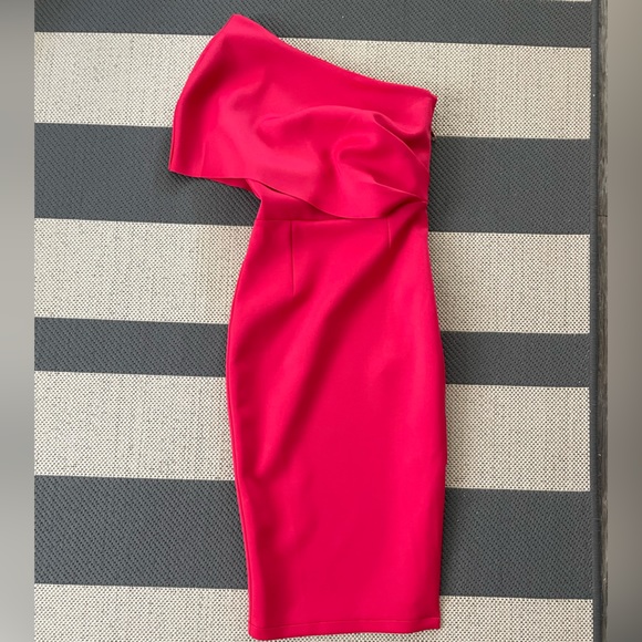 ASOS Christmas Holidays red cocktail dress - Picture 1 of 2